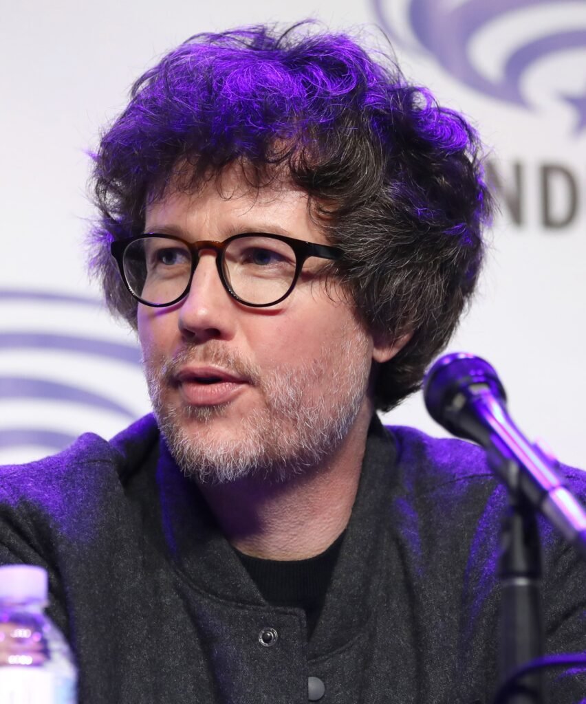 Alt = Tyler Gillett speaking at the 2024 WonderCon in Anaheim, California. Ready or not 2 


