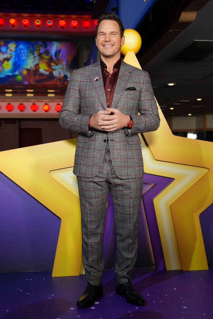 Alt = KYOTO, JAPAN - MARCH 28: Chris Pratt poses for a photo as Universal Pictures, Nintendo and Illumination present the premiere of "The Super Mario Galaxy Movie" at Minamiza Theater on March 28, 2026 in Kyoto, Japan. (Photo by Tomohiro Ohsumi/Getty Images for Universal Pictures, Nintendo and Illumination)
