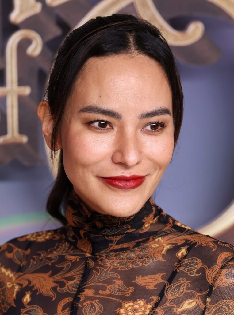 Alt = Jessica Matten speaking at an event in Las Vegas, Nevada. Dark winds season 4 