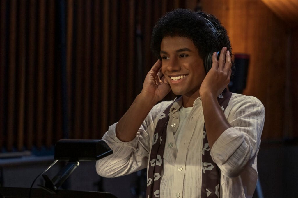Alt = Jaafar Jackson as Michael Jackson in Michael. Photo Credit: Glen Wilson © Lionsgate And Universal Pictures 2026 Michael Biopic Movie Review