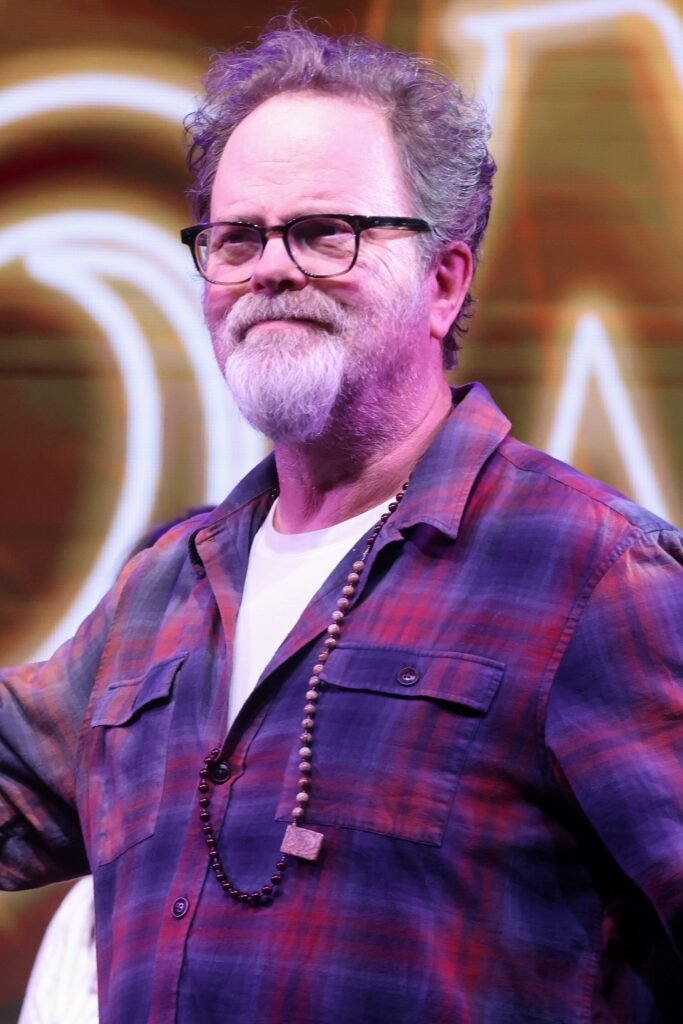 Alt = Rainn Wilson speaking with attendees at the 2025 Phoenix Fan Fusion at the Phoenix Convention Center in Phoenix, Arizona. By Gage Skidmore
Hitpig animated movie review verdict