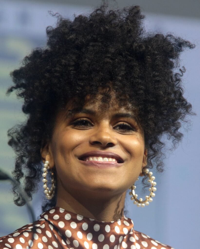 Alt = Zazie Beetz speaking at the 2018 San Diego Comic-Con International in San Diego, California. They will kill you 