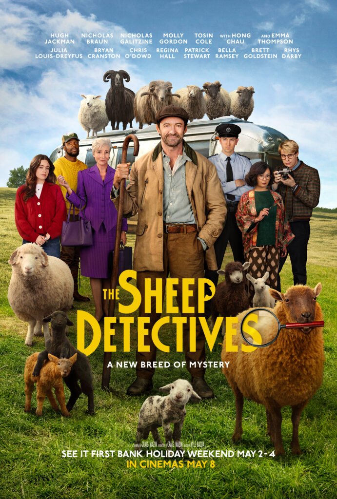 Alt = The Sheep Detectives - Poster - See It First Bank Holiday Weekend May 2 - 4 - In Cinemas May 8
Sheep Detectives Movie Review