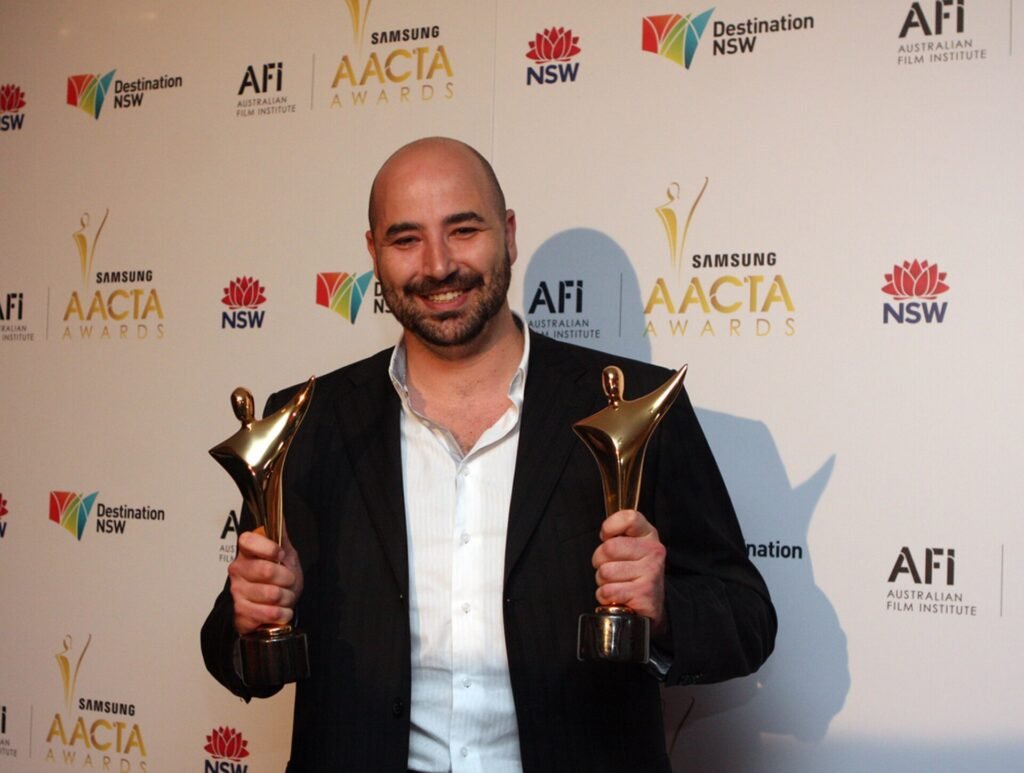 Alt = Anthony Maras winner of best screenplay in a short film,he also won best short fiction film, AACTA awards lunch

Eva Rinaldi

Creative Commons Attribution-Share Alike 2.0