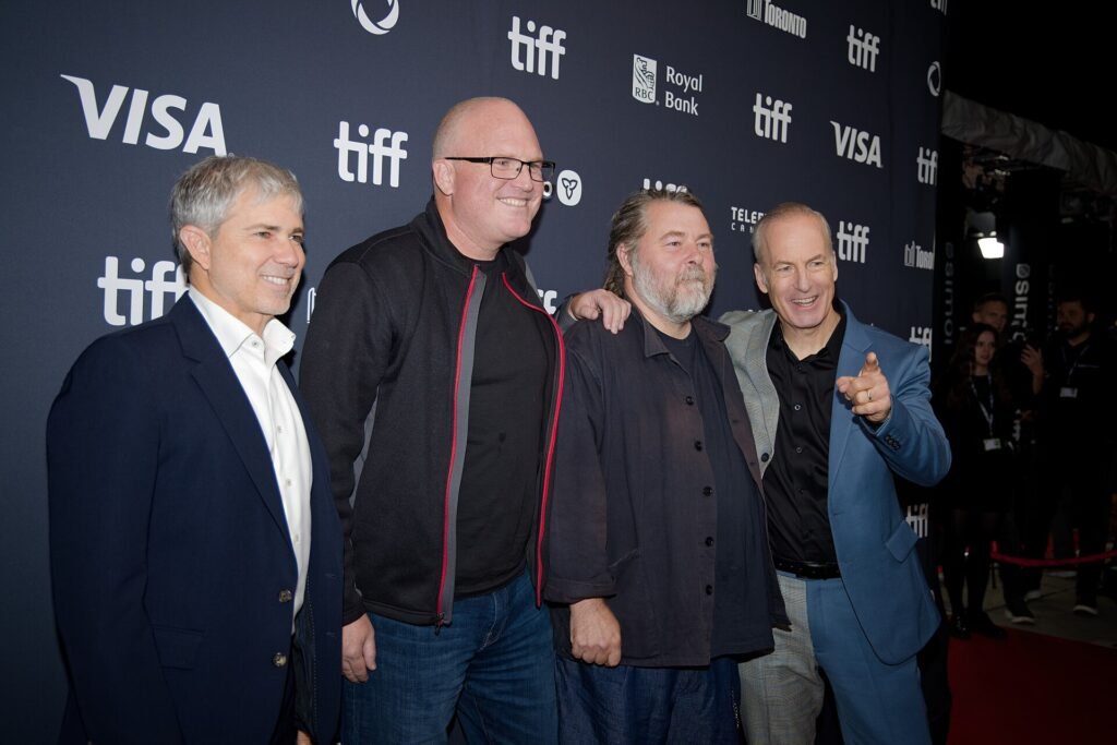 Alt = Marc Provissiero, Derek Kolstad, Ben Wheatley and Bob Odenkirk at the 2025 Toronto International Film Festival By Kevin Payravi ©Creative Commons Attribution-Share Alike 4.0
Normal movie review