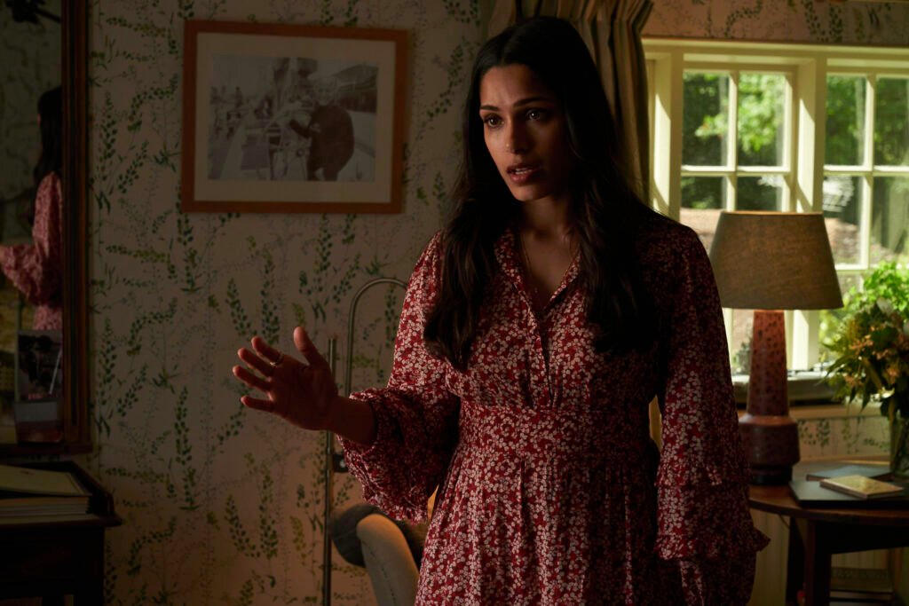 Alt = Actress Freida Pinto in My Mother's Wedding Photo By Cat James. © Universal Studios. Courtesy of Universal Studios Licensing LLC. Used with permission.
My Mother’s Wedding Film Review