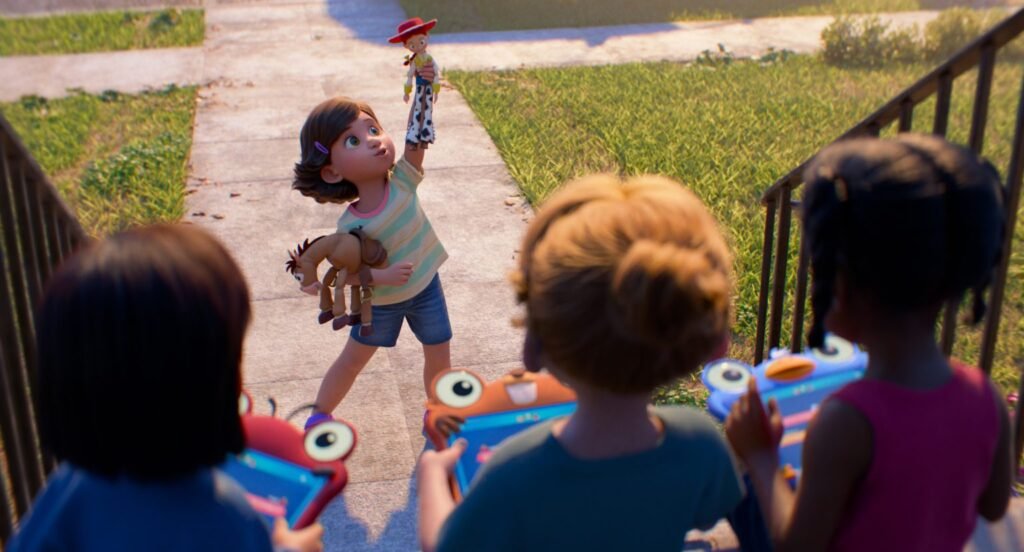 Alt = (Center): Bonnie in Disney and Pixar's TOY STORY 5. Photo courtesy of Pixar. © 2026 Disney/Pixar. All Rights Reserved.
Toy Story 5 Review