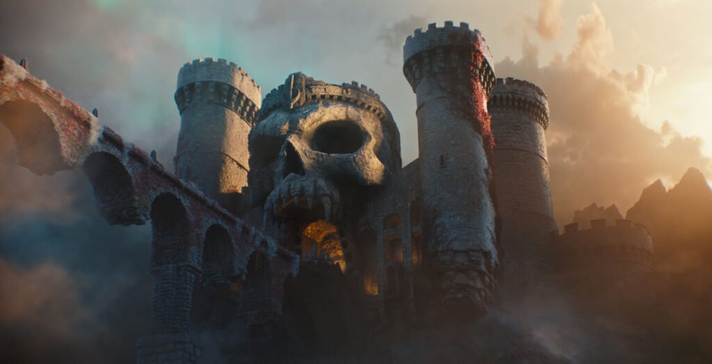 Alt = Castle Grayskull in MASTERS OF THE UNIVERSE. Masters of the Universe © 2026 Amazon MGM Studios / Sony Pictures / Mattel.
Masters of the Universe Review