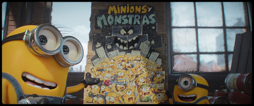 Alt = A scene from Illumination’s Minions & Monsters, directed by Pierre Coffin. © Universal Studios. All Rights Reserved.
Minions & Monsters Review