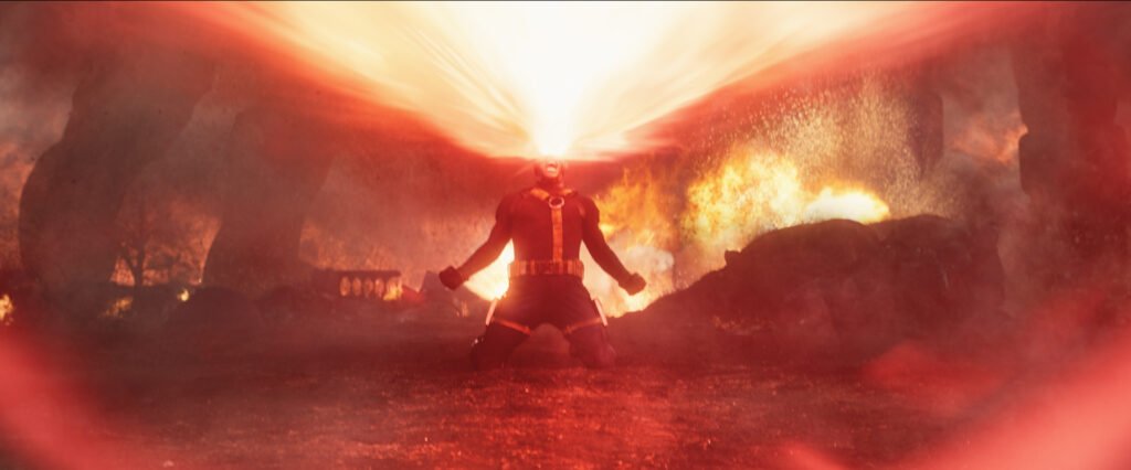 Alt = Cyclops (James Marsden) in Marvel's AVENGERS: DOOMSDAY. Photo courtesy of Marvel. © 2026 Marvel. All Rights Reserved.