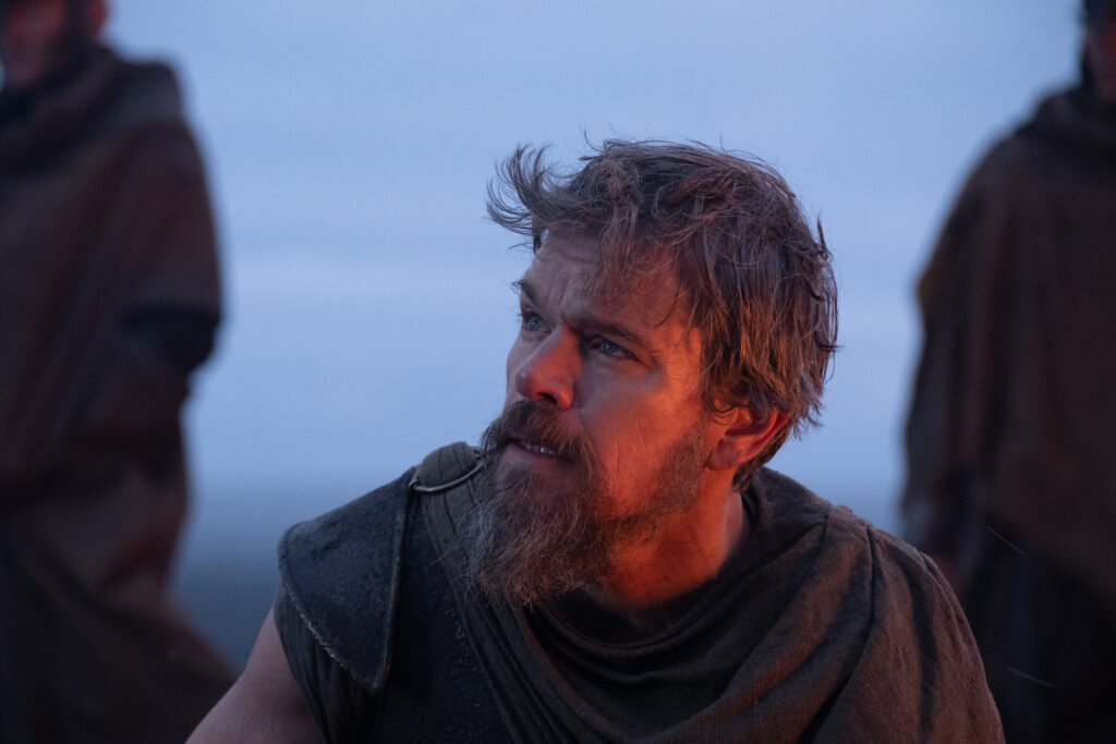 Alt = Matt Damon is Odysseus in THE ODYSSEY, written, produced, and directed by Christopher Nolan. © Universal Pictures 2026
The Odyssey Review