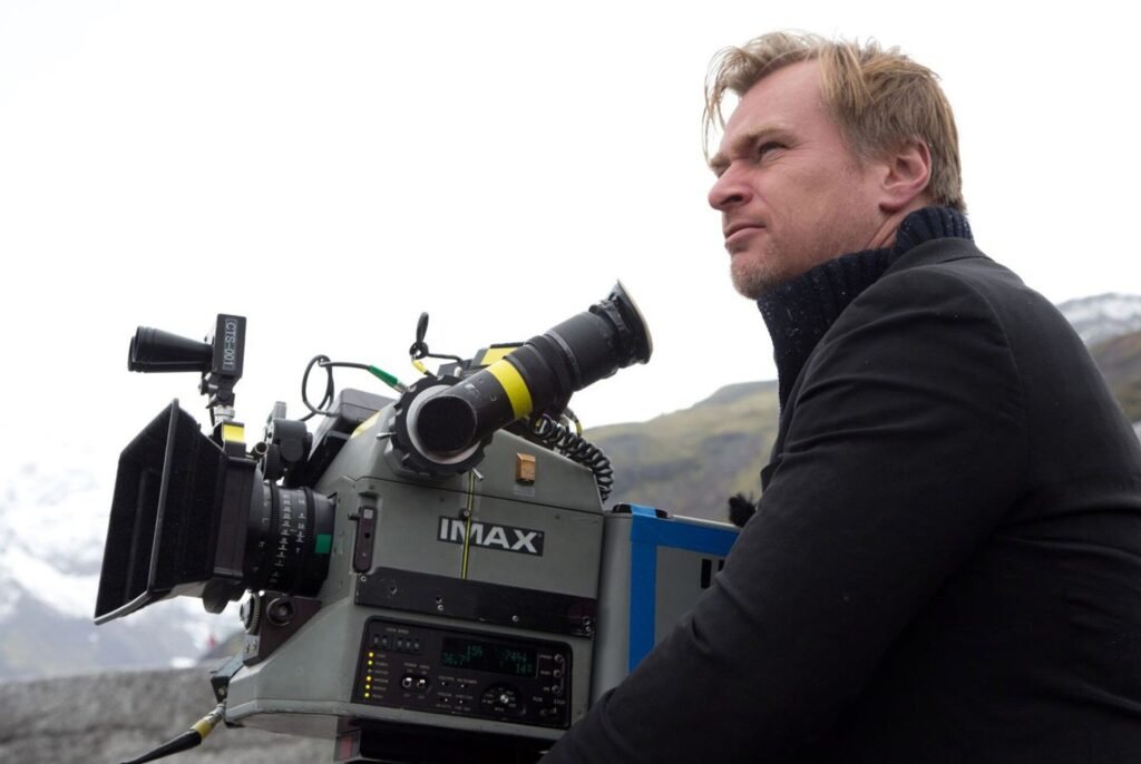 Alt = Christopher Nolan IMAX CAMERA By HellaCinema ©Creative Commons Attribution-Share Alike 4.0
