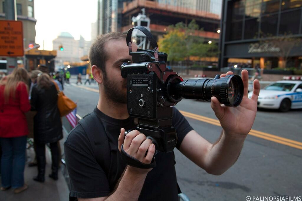 Alt = Man filming with Bolex H16 camera and Angenieux lens By Coco Curranski ©Creative Commons Attribution 2.0
Rose of Nevada movie review
