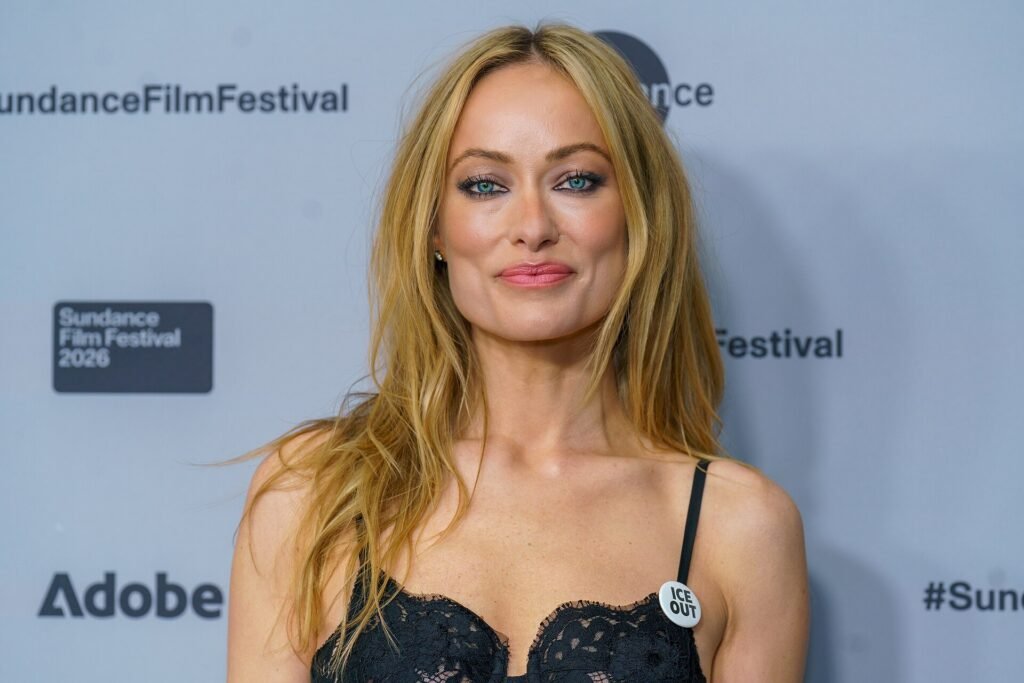 Alt = Olivia Wilde at the Premiere of The Invite at the 2026 Sundance Film Festival By Colleen Sturtevant ©Creative Commons Attribution 4.0
