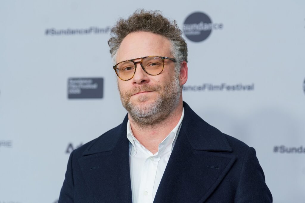 Alt = Seth Rogen attending the premiere of The Invite at the Sundance Film Festival By Colleen Sturtevant ©Creative Commons Attribution 4.0