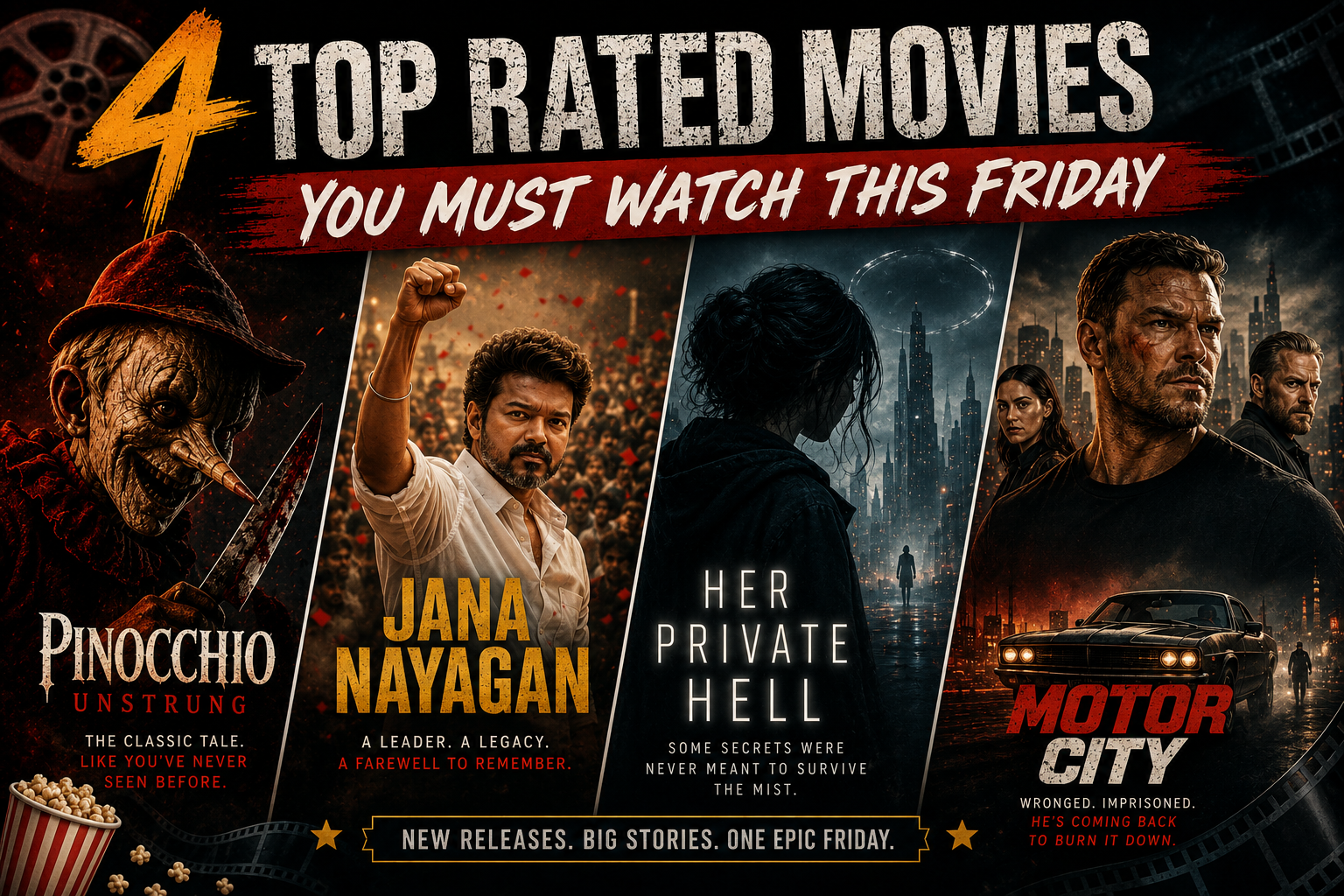 4 Top Rated Movies Coming This Friday