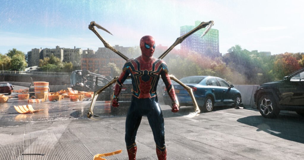 Alt = Tom Holland as Peter Parker/Spider-Man in Spider-Man: No Way Home © 2021 Sony Pictures Entertainment Inc. and Marvel Studios, LLC. All Rights Reserved.
Spider-Man: No Way Home Review