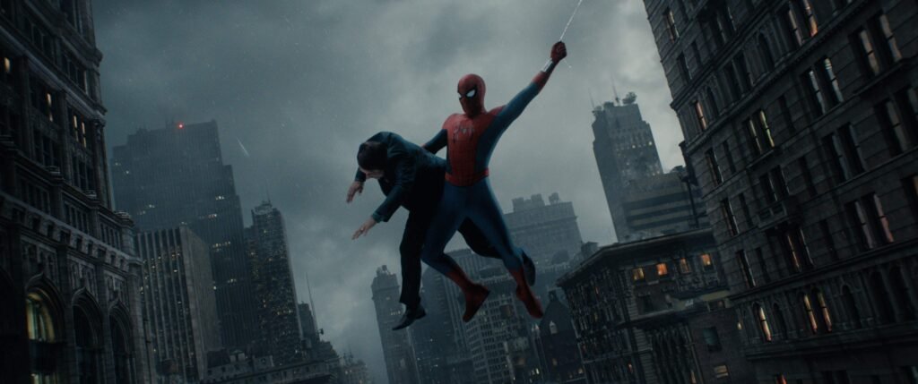 Alt = Scenes such as this become a new experience on 4DX. Tom Holland As Spider-Man In Spider-Man: Brand New Day © 2026 Sony Pictures Entertainment Inc. and Marvel Studios, LLC. All Rights Reserved.
Spider-Man: Brand New Day 4DX 3D Review