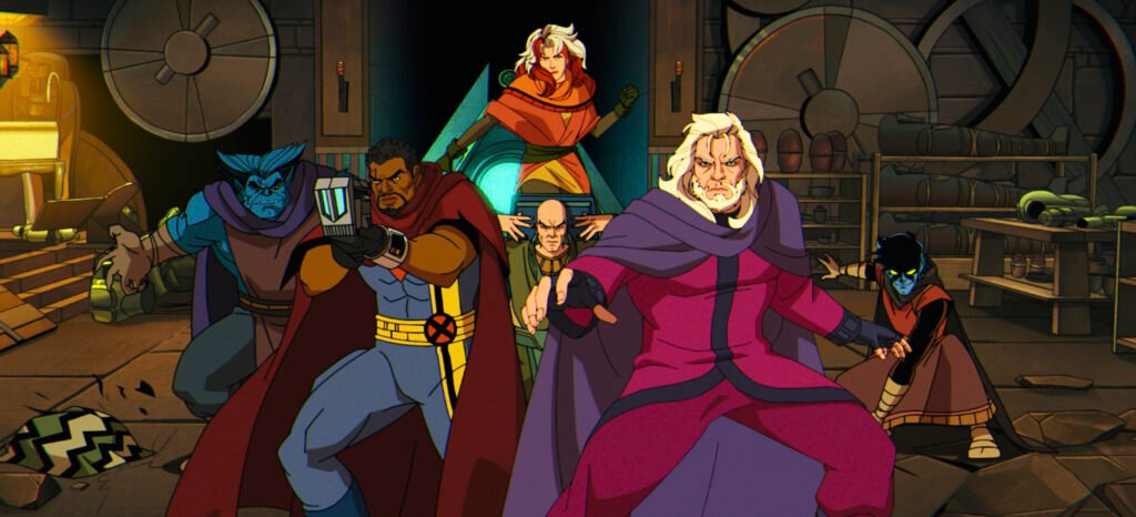 Alt = L To R Beast, Bishop, Rogue, Professor Charles Xavier, Magento And Nightcrawler In X-Men 97 © 2026 Marvel / Disney.
X-Men ’97 Season 2 Review