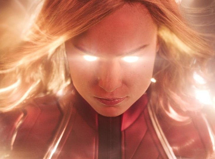 Alt = Brie Larson in Captain Marvel (2019) © Marvel Studios and the Walt Disney Company. All rights reserved.