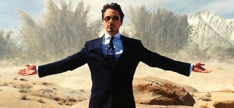 Alt = Robert Downey Jr. in Iron Man (2008) ©Marvel Studios and the Walt Disney Company. All rights reserved.
Iron Man Review