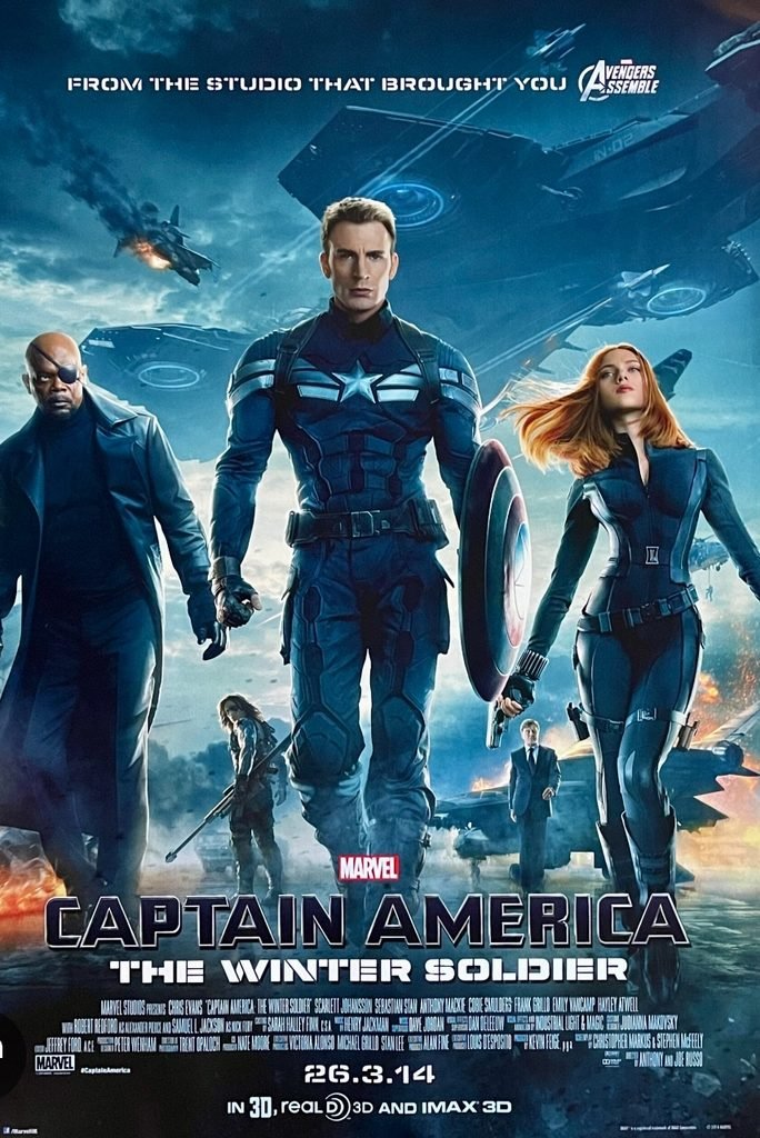 Alt = Poster art from Captain America: The Winter Soldier (2014). TM and Copyright © Marvel Studios and the Walt Disney Company. All rights reserved.
Captain America: The Winter Soldier Review