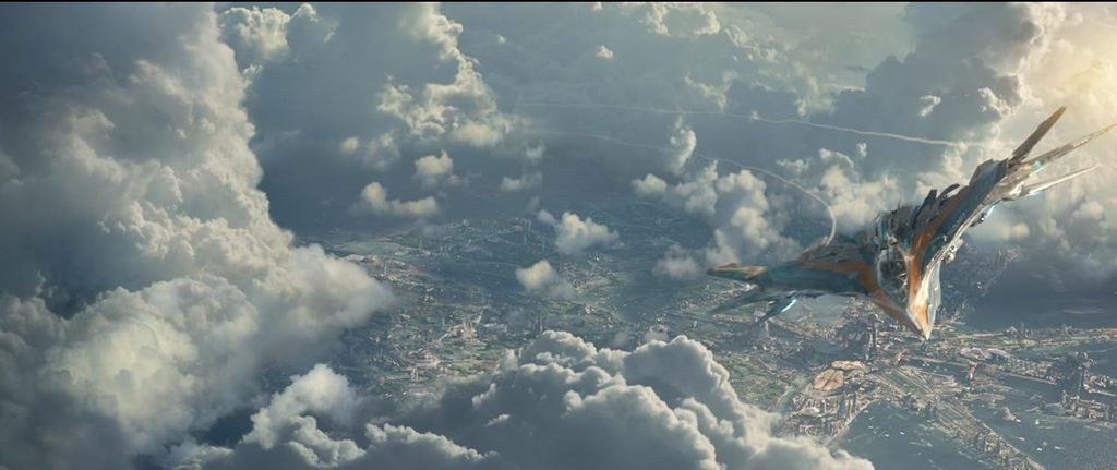 Alt = A scene From The Guardians Of The Galaxy (2014). ©Marvel Studios and the Walt Disney Company. All rights reserved.