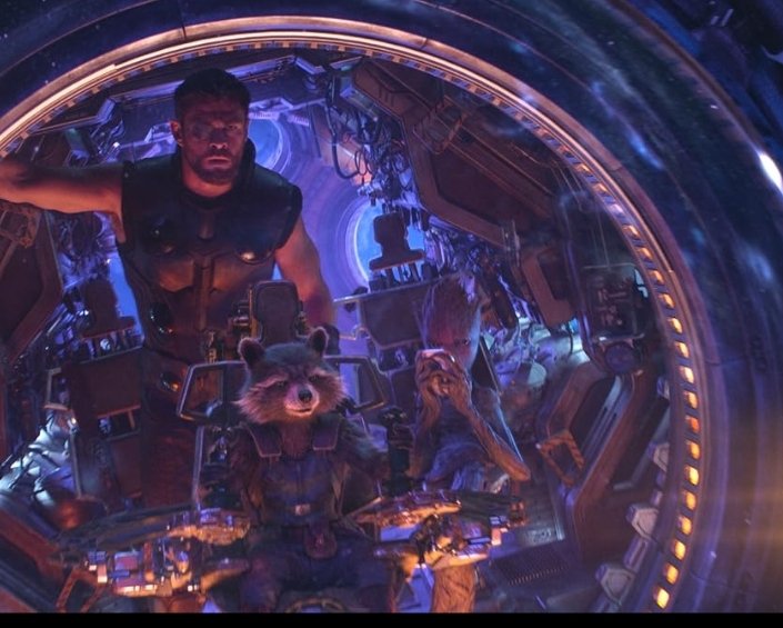Alt = Chris Hemsworth and Bradley Cooper in Avengers: Infinity War (2018) ©Marvel Studios and the Walt Disney Company. All rights reserved.
Avengers: Infinity War Review