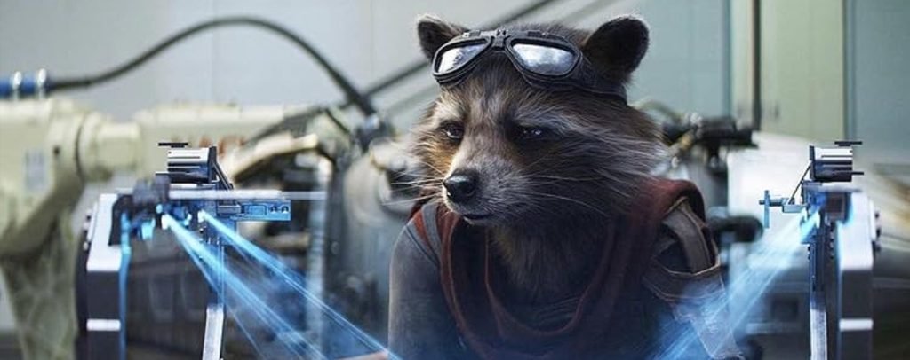 Alt = Bradley Cooper and Sean Gunn as Rocket in Avengers: Endgame (2019) ©Marvel Studios and the Walt Disney Company. All rights reserved.
Avengers Endgame 2019 Review