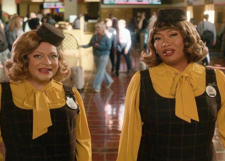 Alt = Ginger Minj and Jujubee in Stop! That! Train! (2026) Photo courtesy of Universal Pictures Content Group / World of Wonder/Bleecker Street
Stop! That! Train! Review