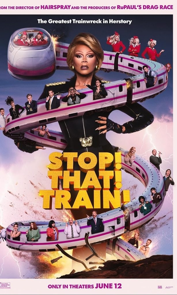 Alt = Official Movie Poster For Stop! That! Train! (2026) Photo courtesy of Universal Pictures Content Group / World of Wonder
Stop! That! Train! Review