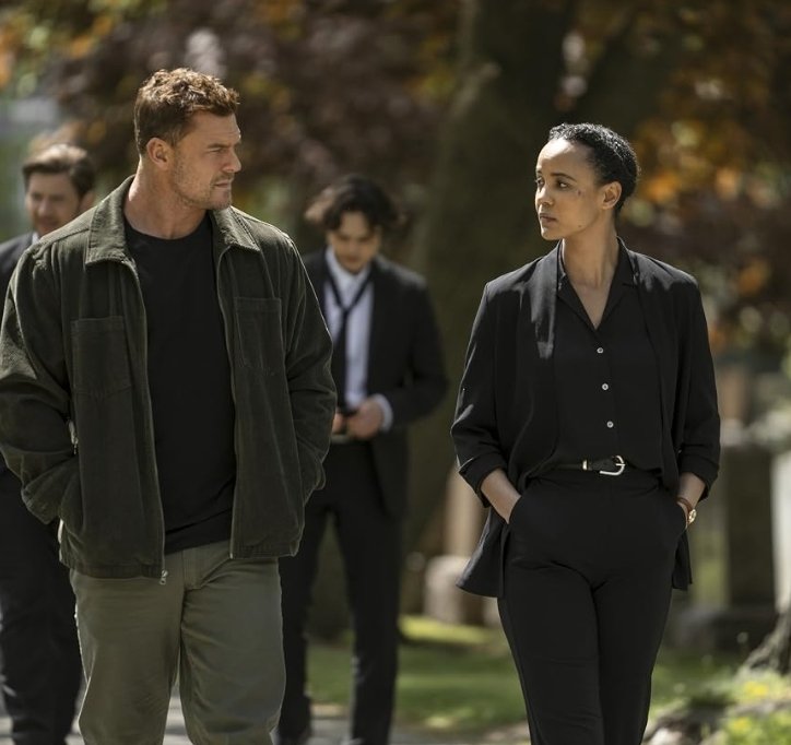 Alt = Alan Ritchson, and Maria Sten in Neagley (2026) Season 1 (2026) Photo Credit: Prime Video / Amazon MGM Studios
Neagley TV Series Review