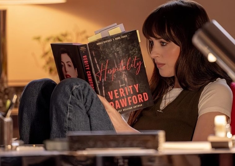 Alt = Dakota Johnson in Verity (2026). © 2026 Amazon Content Services LLC / Sony Pictures.
Verity 2026 Review