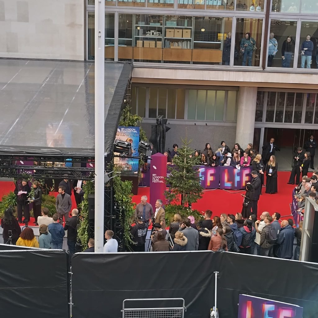 Alt = The Red Carpet premiere For the Film Wildwood at the BFI film festival 2026BFI London Film Festival Experience